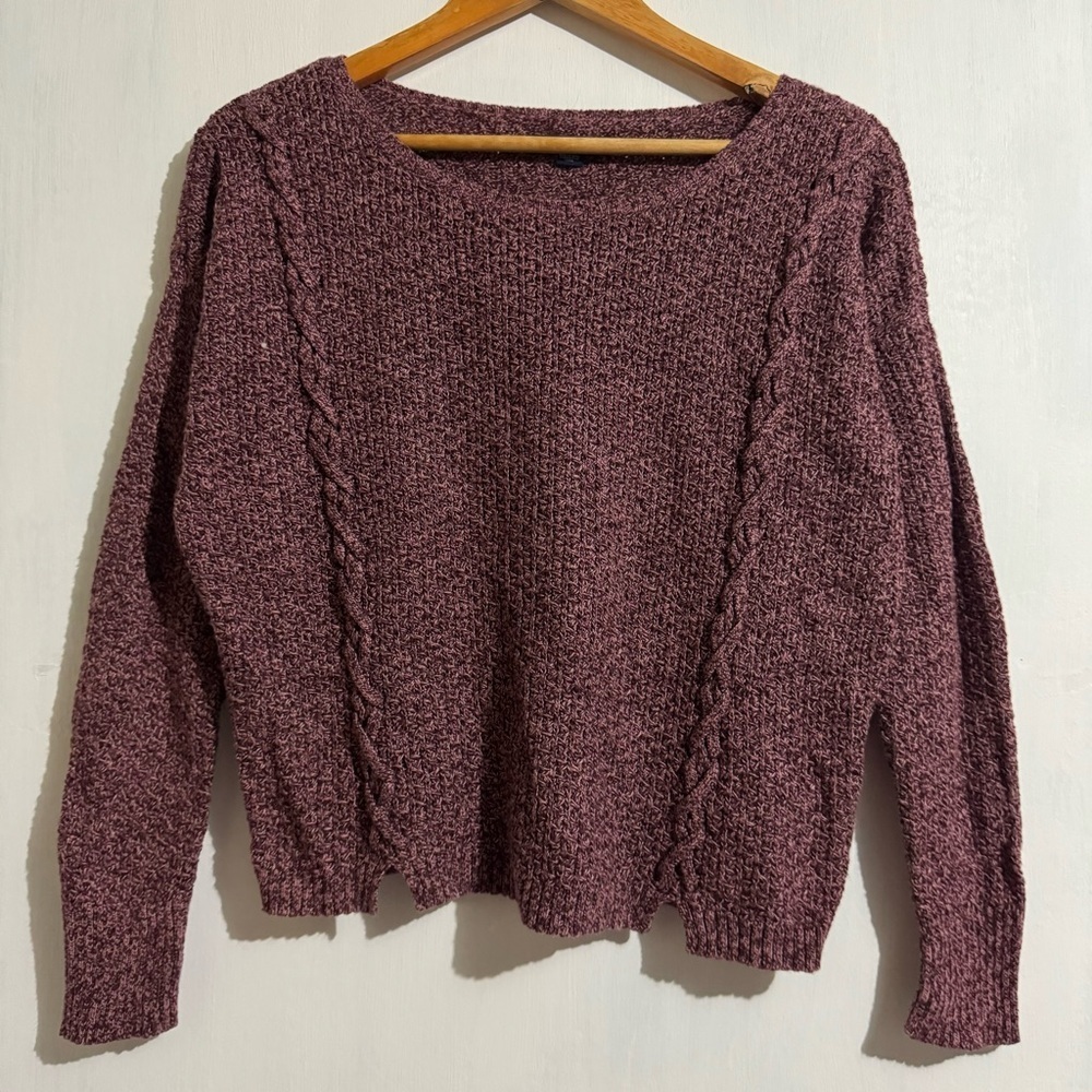 American Eagle Outfitters Maroon Sweater